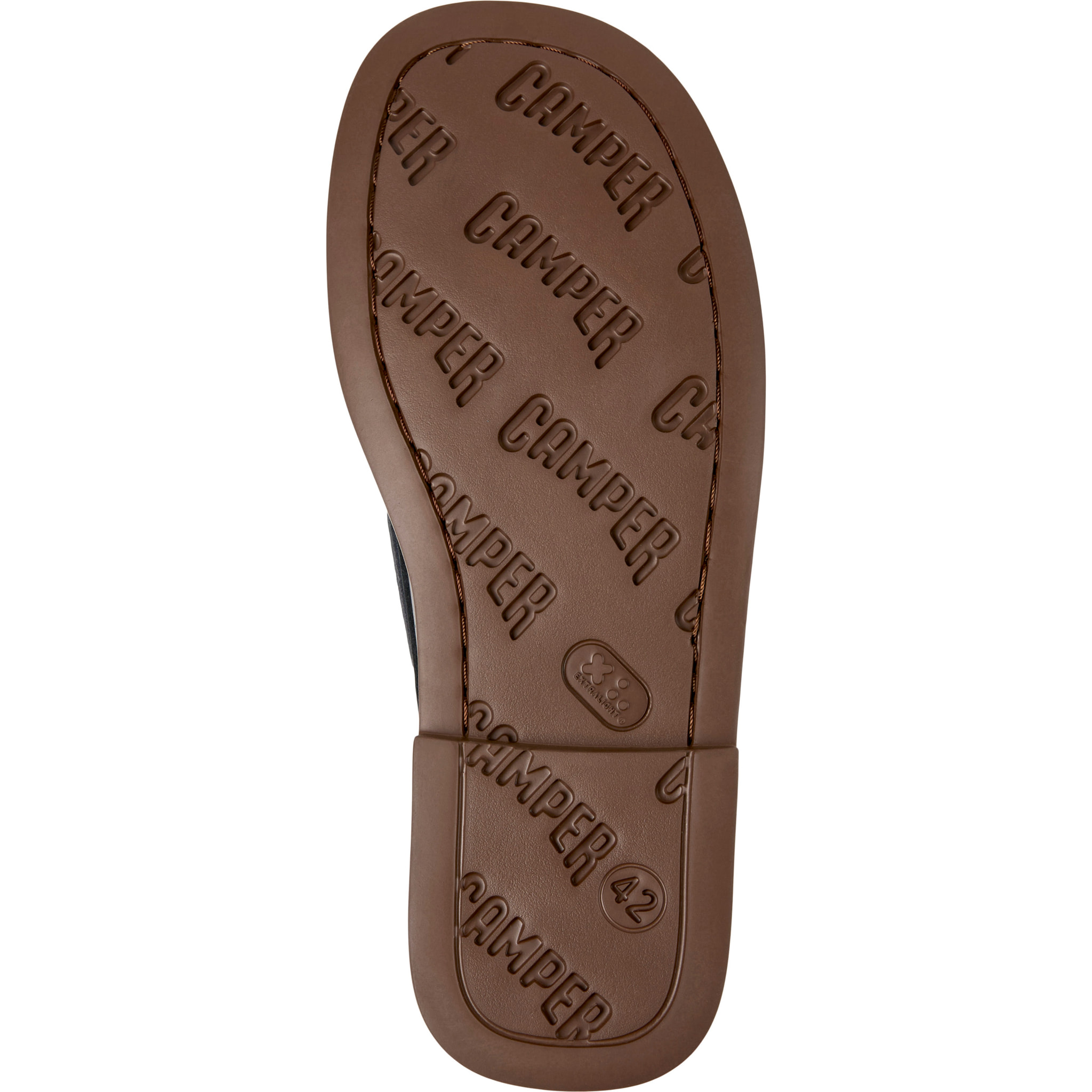 Zapatos de cordones - CAMPER Don - Azul - Cuero liso