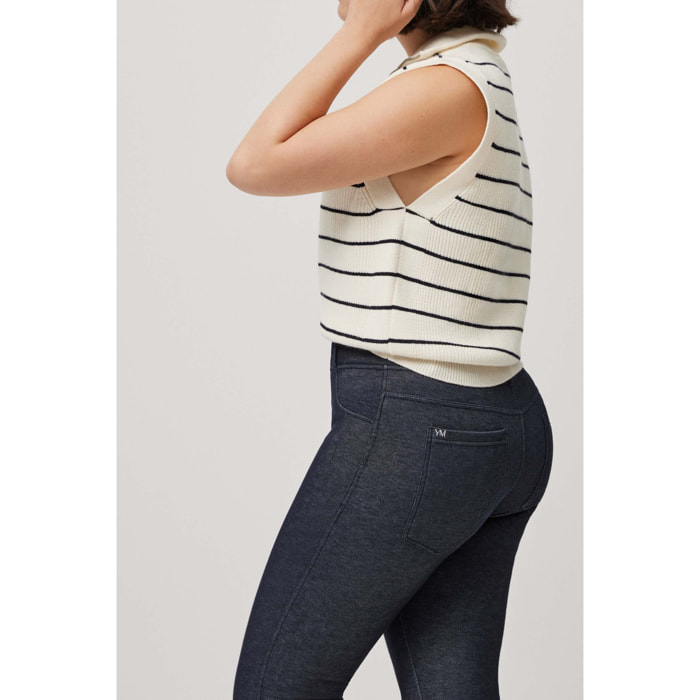 Leggigns termici effetto jeans per donna