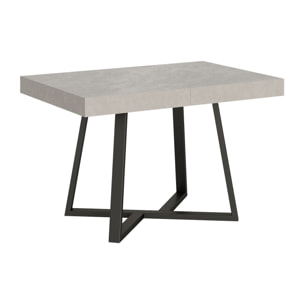 Tavolo allungabile 80x120/204 cm Zeplir Cashmere gambe antracite