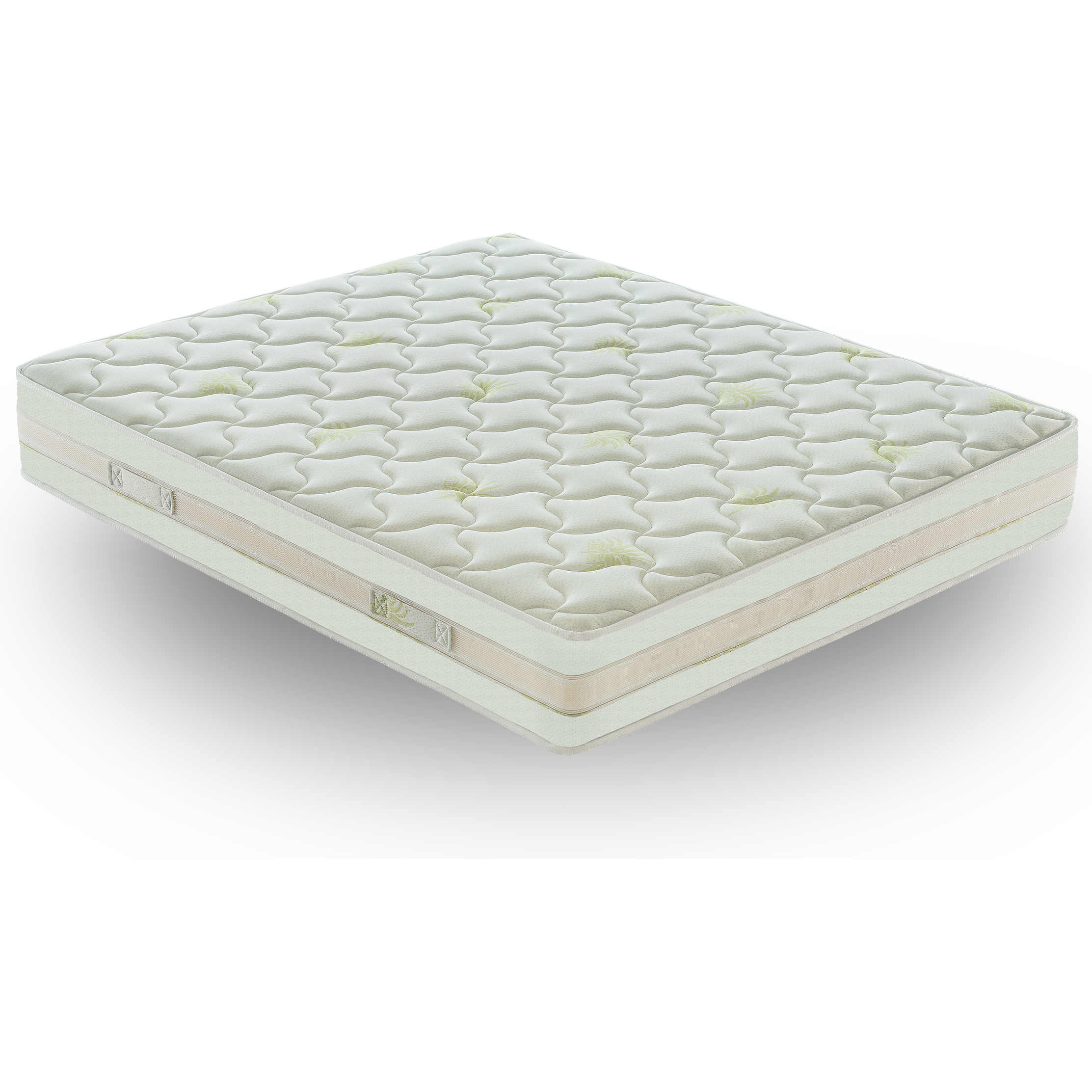 Materasso 70x190 Memory Foam - Altezza 25 cm - 9 Zone di comfort - Sfoderabile - RIvestimento Aloe Vera