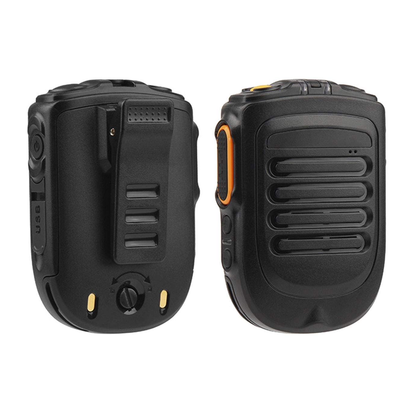 DAM Walkie Talkie Bluetooth  BM001 compatible con IOS. Bluetooth 4.2+EDR. Botón SOS. 9x3x6,5 Cm. Color: Negro