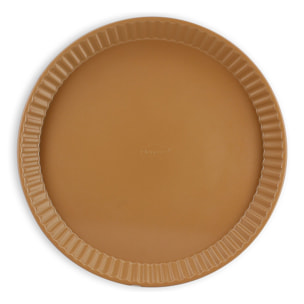 Moule à tarte en acier carbone noisette 30cm COLORAMA