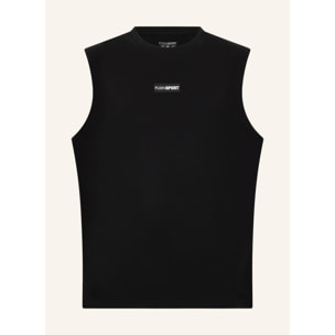 PLEIN SPORT Slub Cotton Tanktop