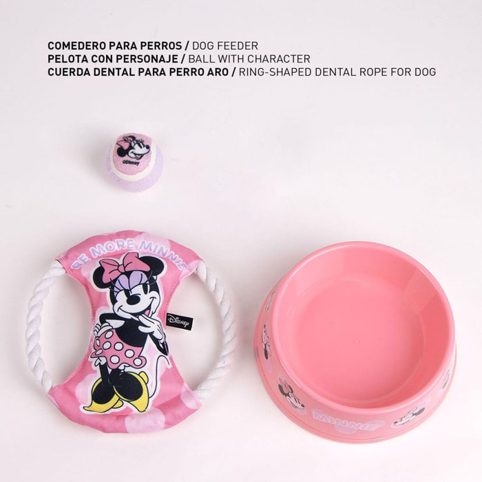 Set Para Mascotas Juguete Minnie