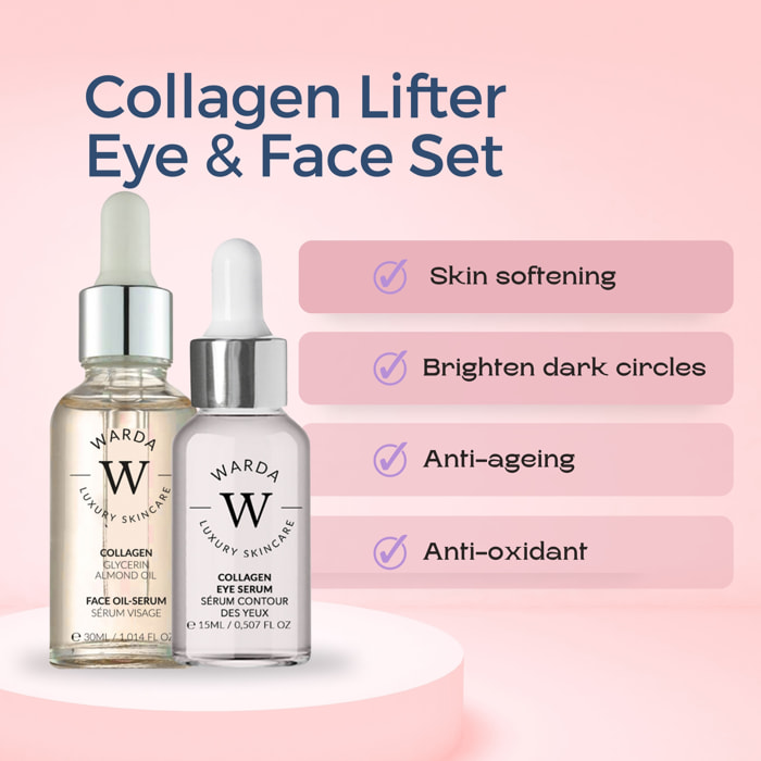SKIN LIFTER BOOST SÉRUM COLÁGENO CONTORNO DE OJOS 15m + COLÁGENO LIFTER BOOST SÉRUM ACEITE 30ml