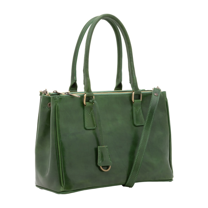 Borsa a tracolla da donna - Modello Bryony - Vera pelle - 35.0 x 23.0 x 16.0 cm