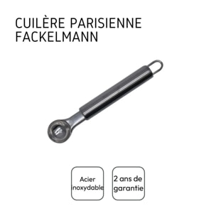 Set de 2 ustensiles de cuisine cuillère à melon en inox Fackelmann Elemental
