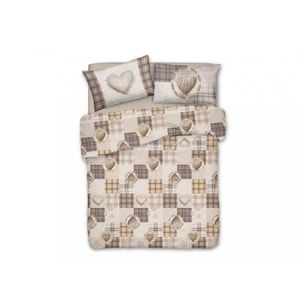 Copripiumino Parure Sacco Love Mountain Beige