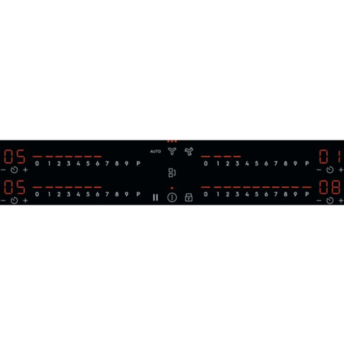Plaque induction aspirante ELECTROLUX KCC8344 - Hotte intégrée 80cm