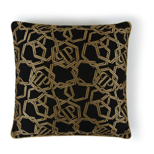 PHILIPP PLEIN Jacquard Cushion Chains 40x40