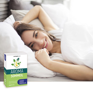 NUTRI EXPERT - Aroma Sommeil - Complexe d'huiles essentielles 100% pures et naturelles - Facilite la détente et l'endormissement - Cure de 30 jours