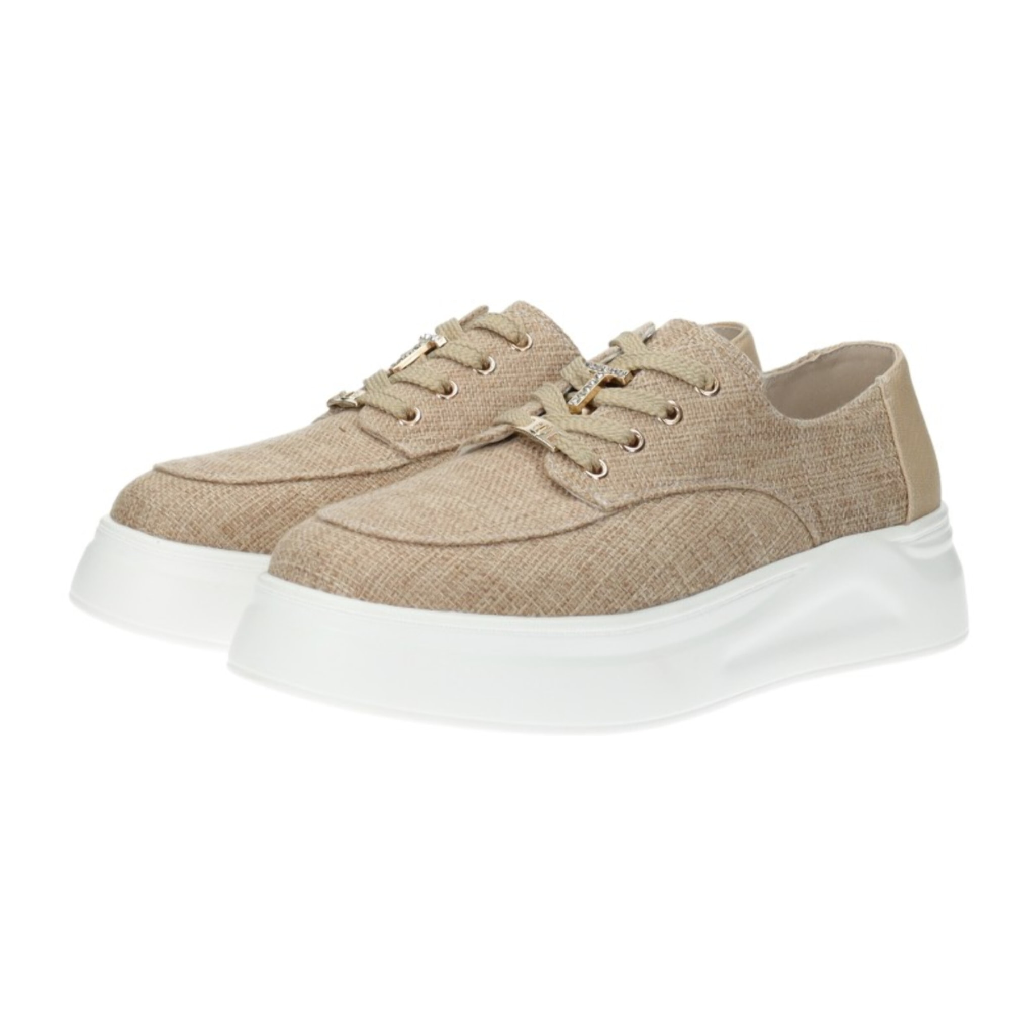 Sneakers Donna Tata Italia Beige