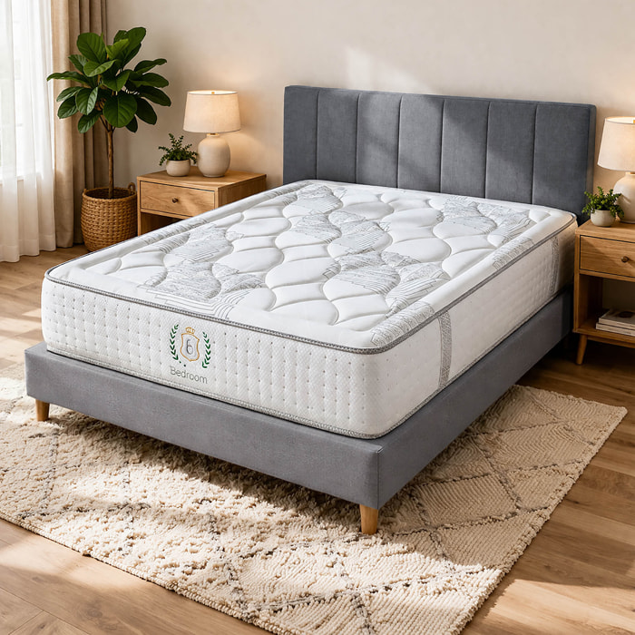Colchón Viscoelástico Muelles Ensacados Bedloom de SonnoMattress, Altura 30 cm