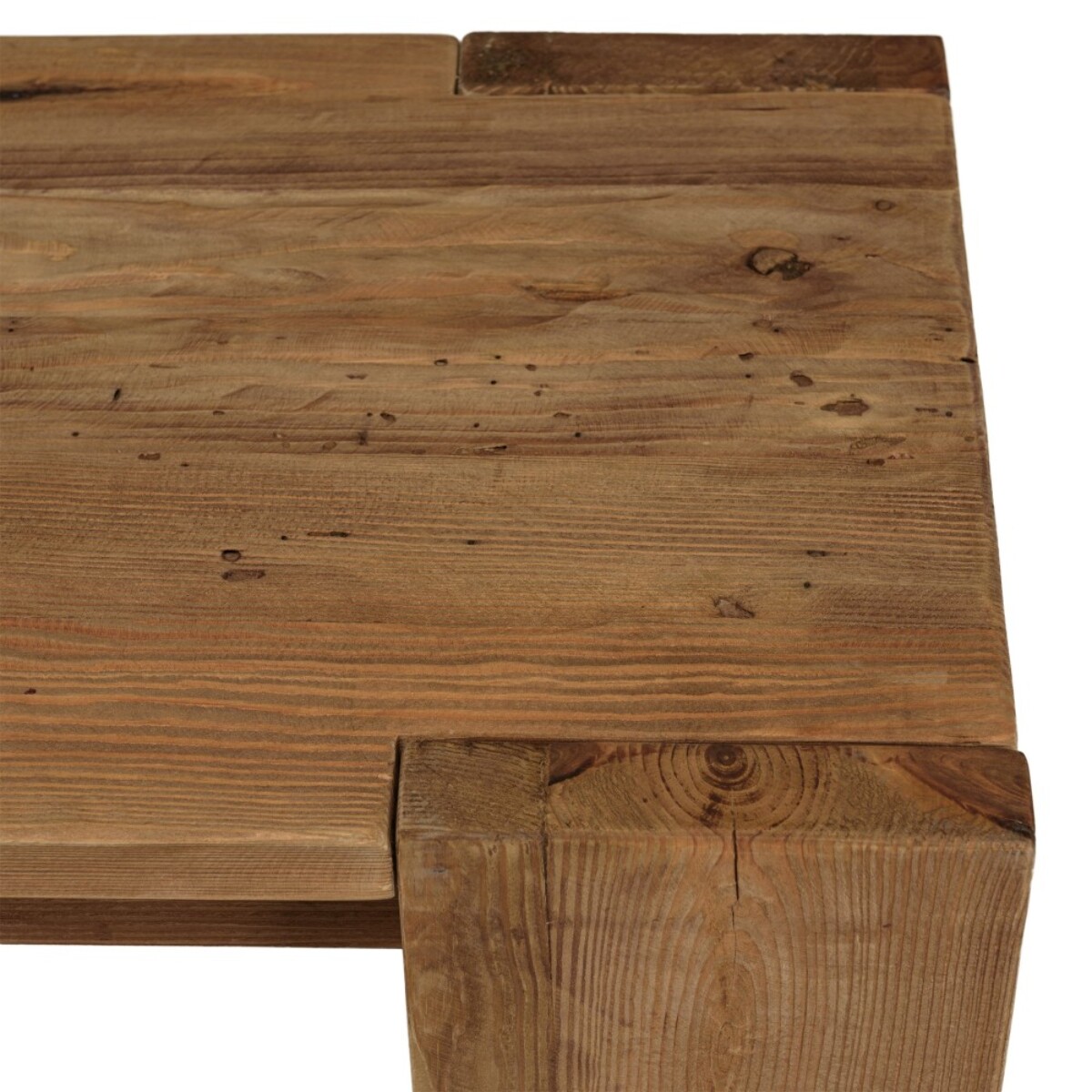 SANDY - Console bois 150x40cm bois Pin recyclé