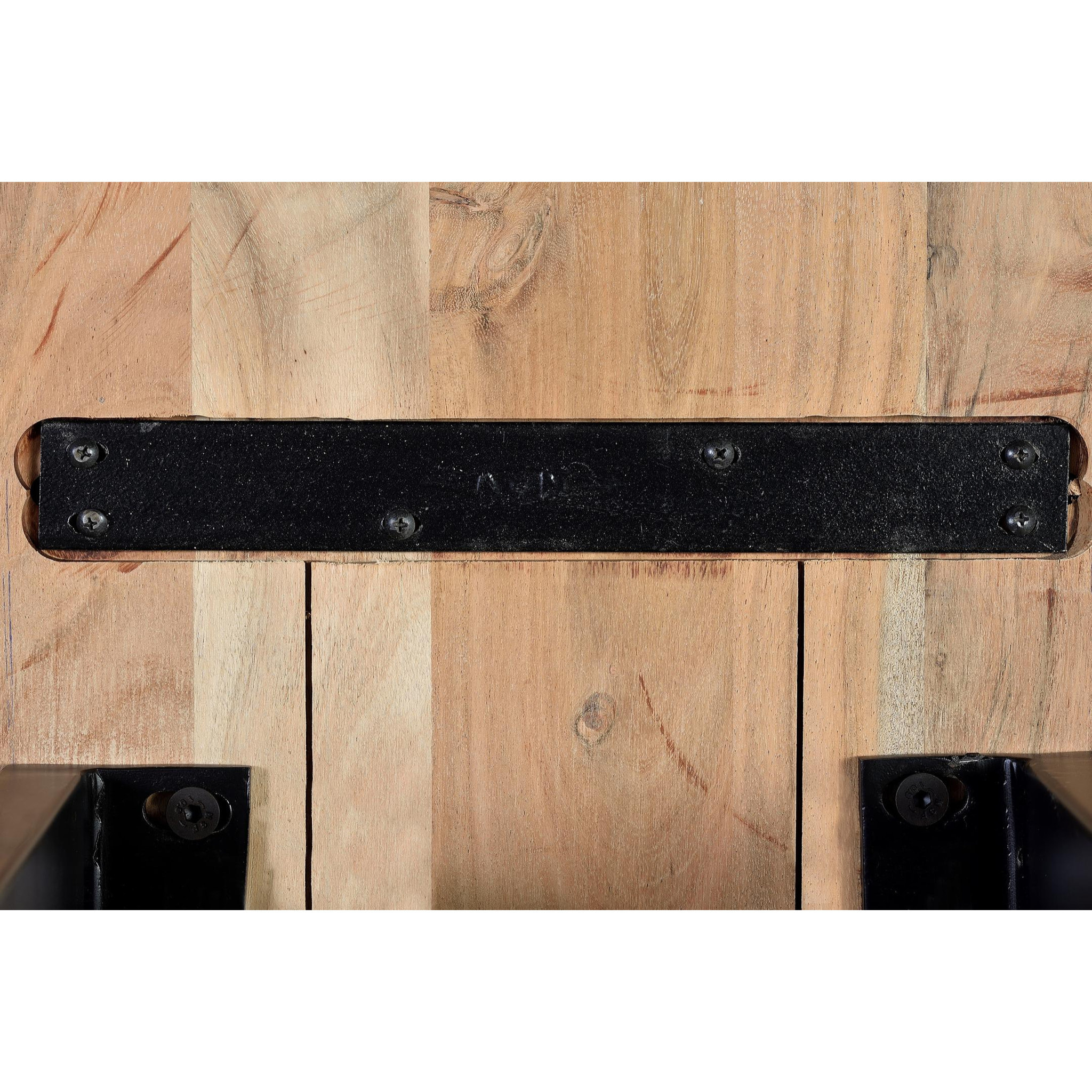 Banco de Madera de Acacia 180 Cm Estilo Rústico Moderno