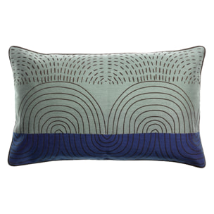 Coussin brodé Etna