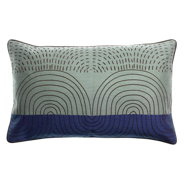 Coussin brodé Etna