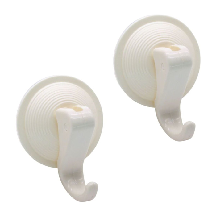 Ensemble de 2 Crochets ventouse Fackelmann Tecno