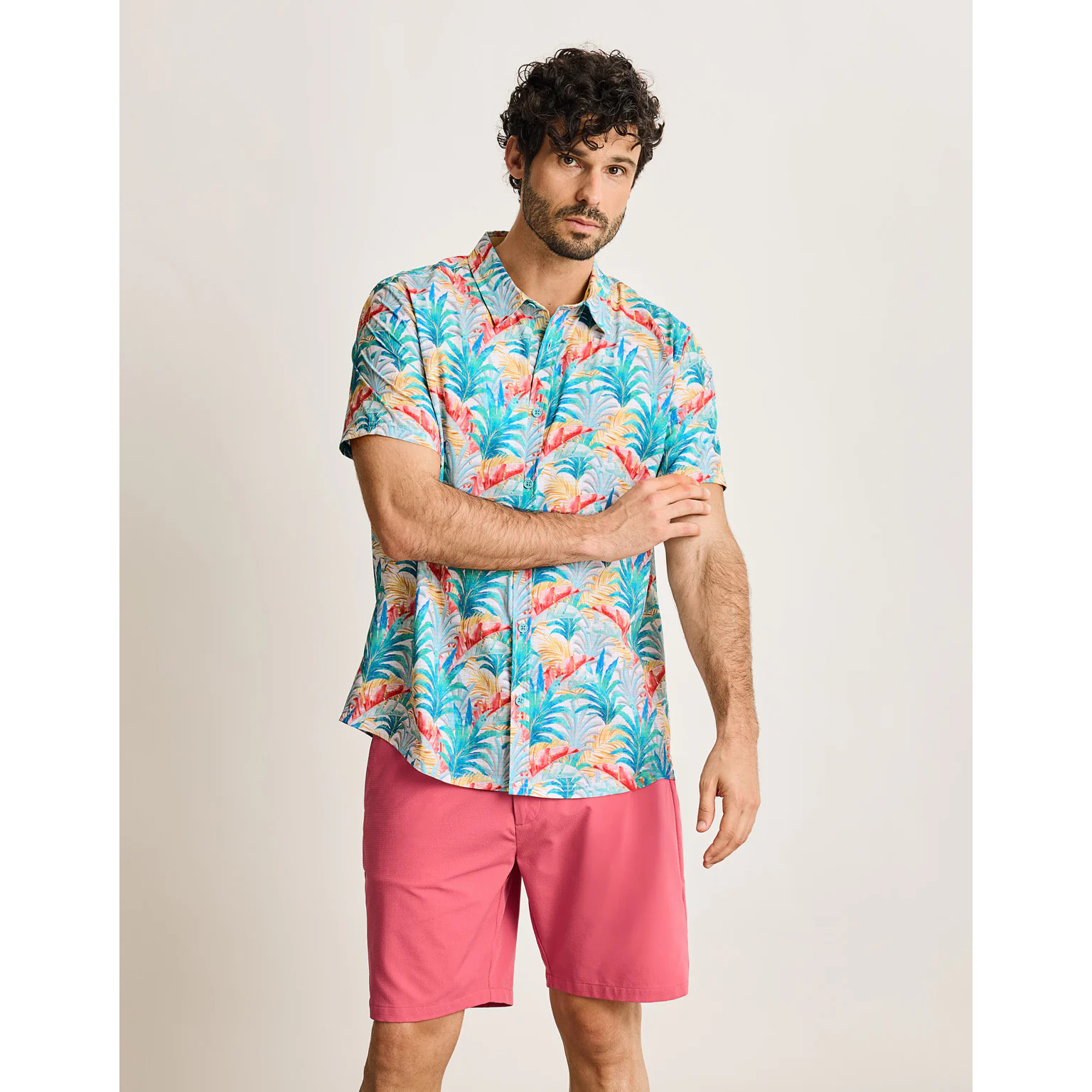 Camisa Manga Corta Multicolor - Bahama Coast