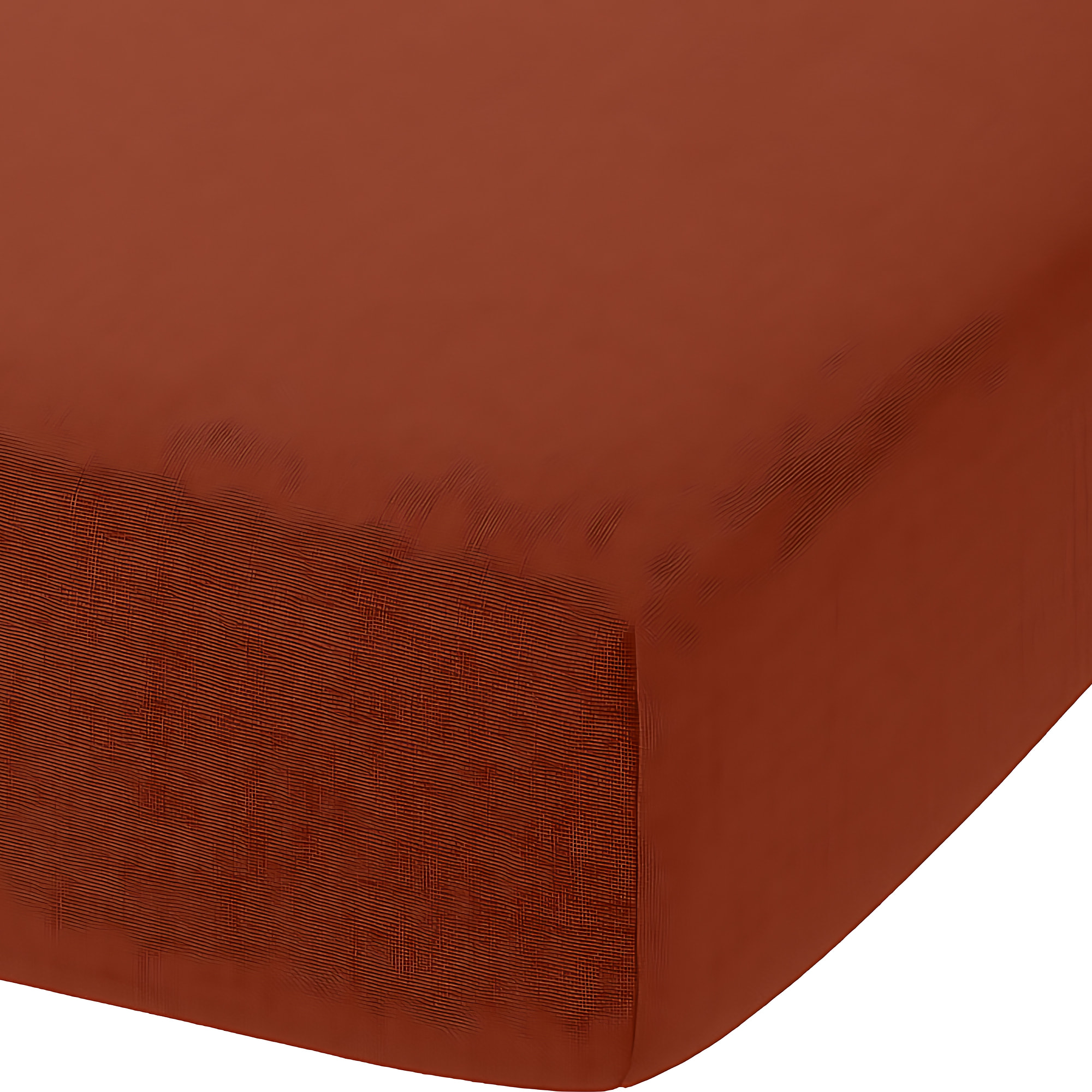 Drap Housse - Bonnet:30cm - 100% gaze De Coton Terracotta