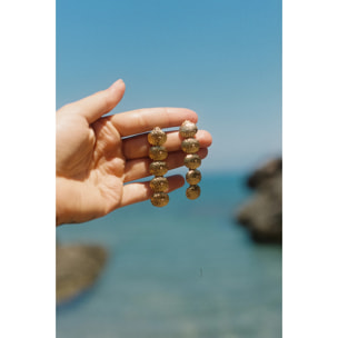 Orecchini Long Maris Acciao Placcato Oro