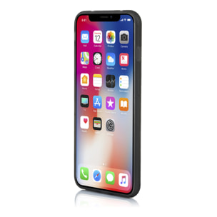 DAM COVER IN TPU TRASPARENTE CON COLORI IPHONE X 7x1x14 Cm. Colore nero