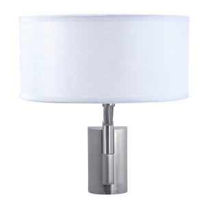 LEDS C4 Aplique Twist E27 60W Níquel Satinado