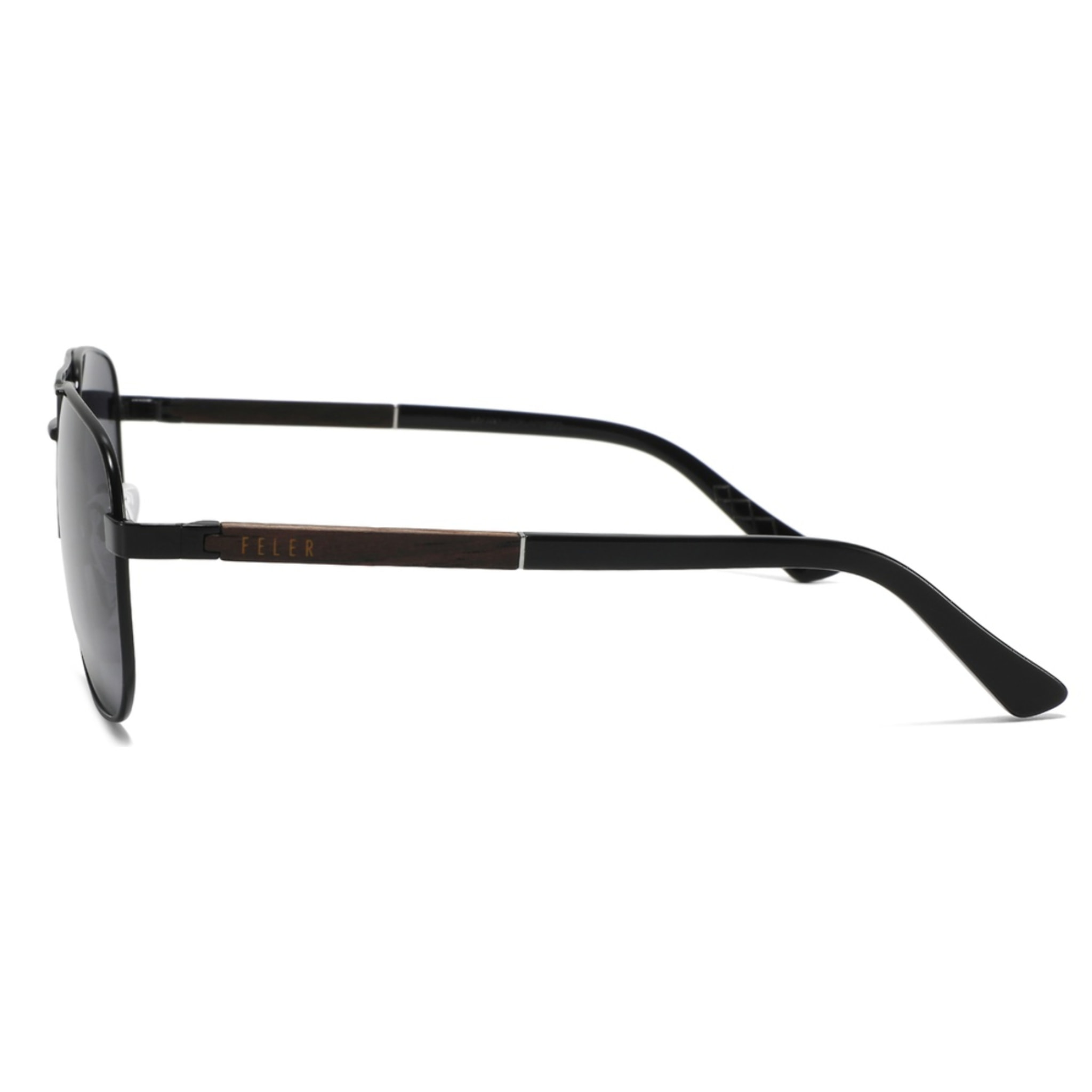Gafas de Sol Feler 1716-1 Polarizadas de Madera Unisex 56 mm