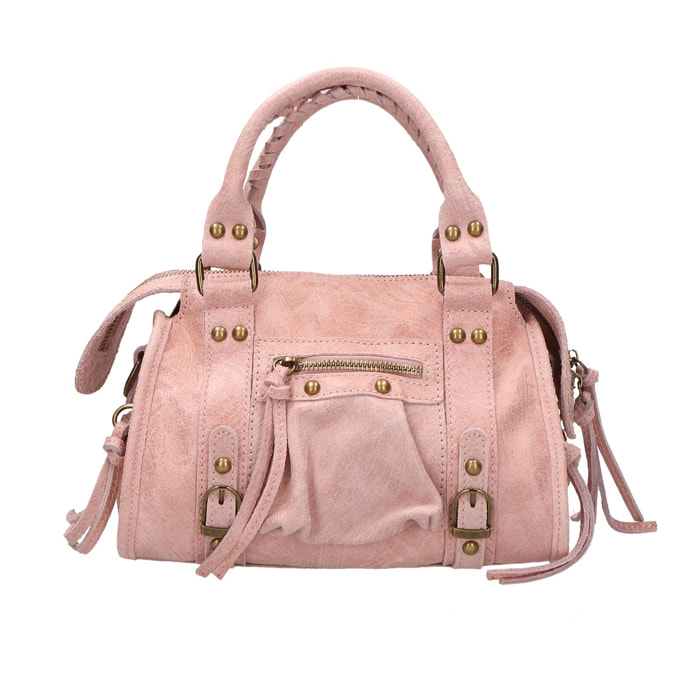 Borsa a spalla da donna - Modello Erisia - Vera pelle - 25.0 x 15.0 x 10.0 cm