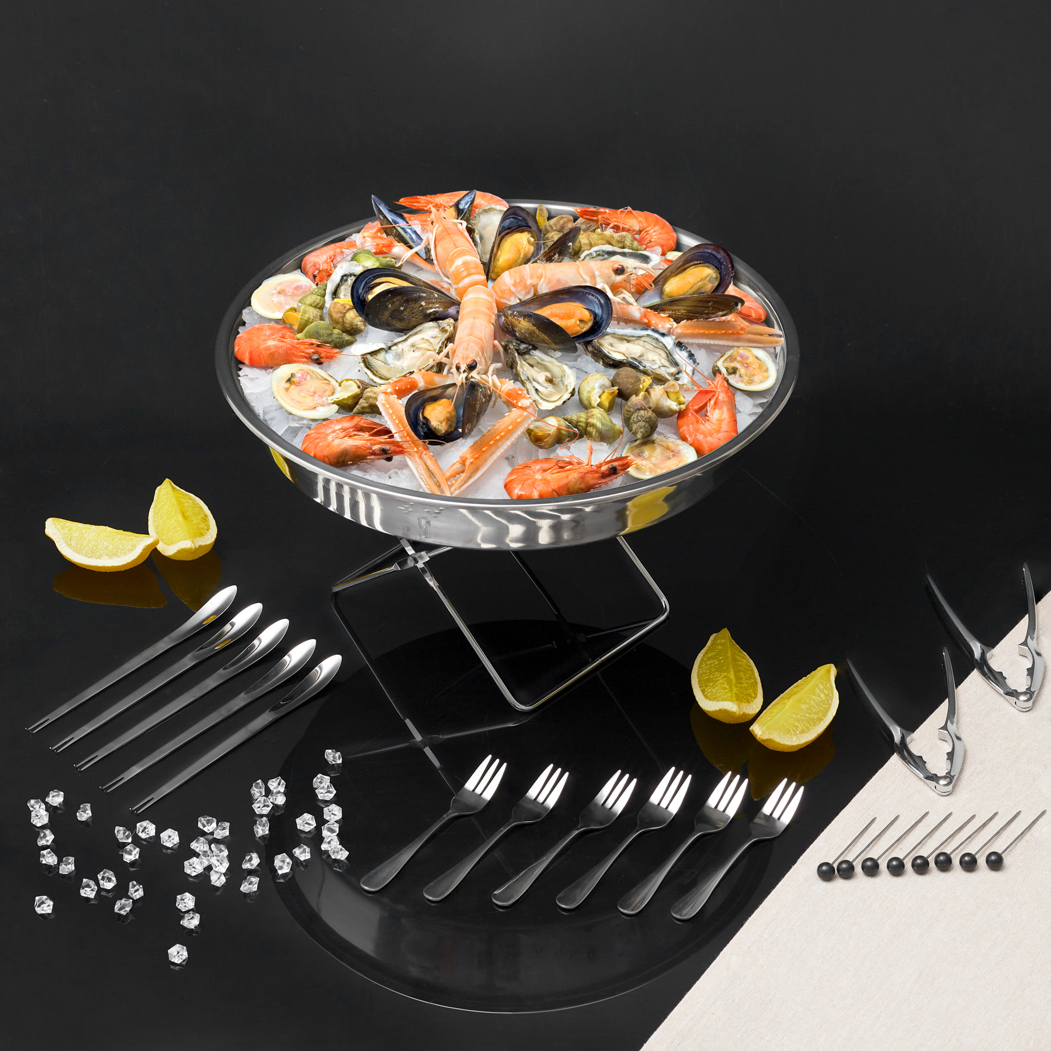 Plateau De Service Fruit De Mer 22 Accessoires