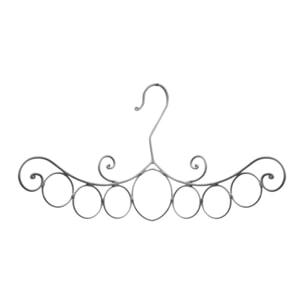 Gruccia in metallo per sciarpe crema cm44x21x0.5