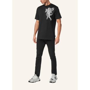 PHILIPP PLEIN T-Shirt Round Neck DRAGON