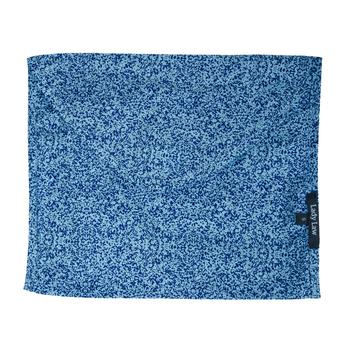 Pigiama leggero DONNA cotone microfantasia blu