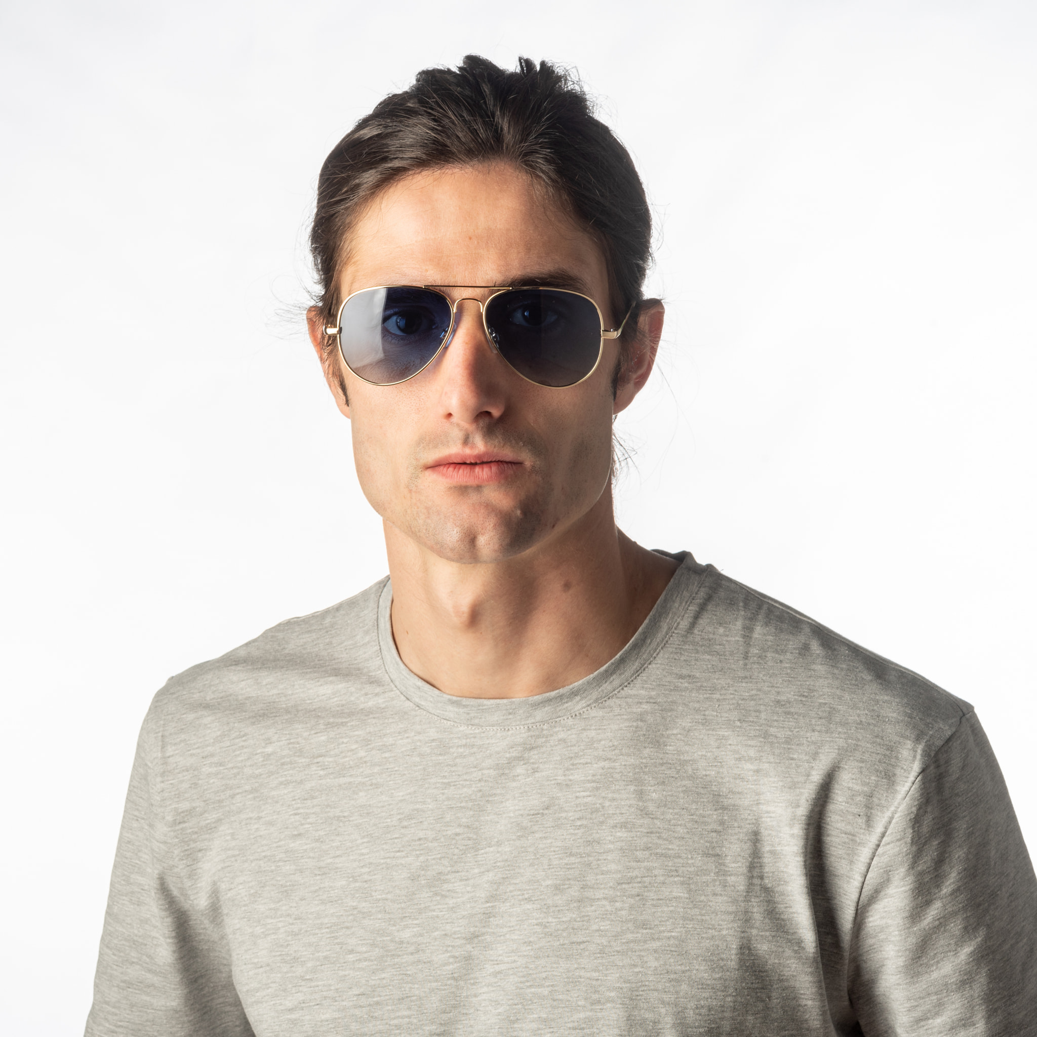 Gafas de sol OCEAN BANILA - Dorado / Azul degradado