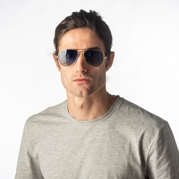 Gafas de sol OCEAN BANILA - Dorado / Azul degradado