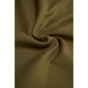 Pantaloni jogger fluidi verdi