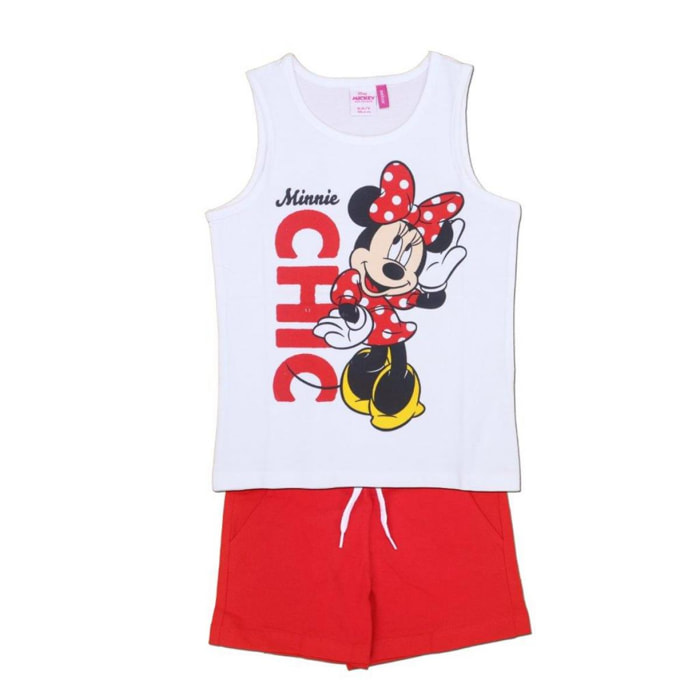 Completo Mare Minnie Bianco Lei Disney Bianco