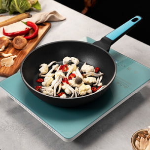 Cecotec Polka Platinum 26 Bucket Thunder Fry Pan. Diamètre 26 cm, aluminium forg