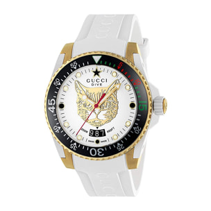 Reloj Gucci YA136322 Hombre Analogico Cuarzo con Correa de Caucho