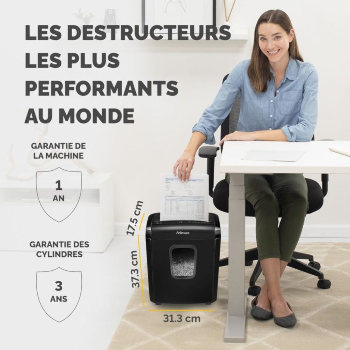 Destructeur FELLOWES 6M