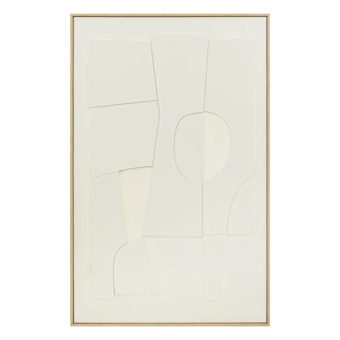 Déco murale 3D Yelena blanc 116x75cm