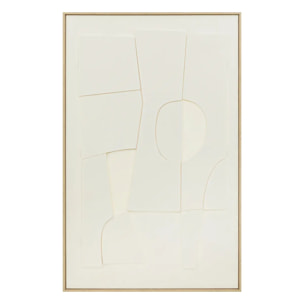 Déco murale 3D Yelena blanc 116x75cm