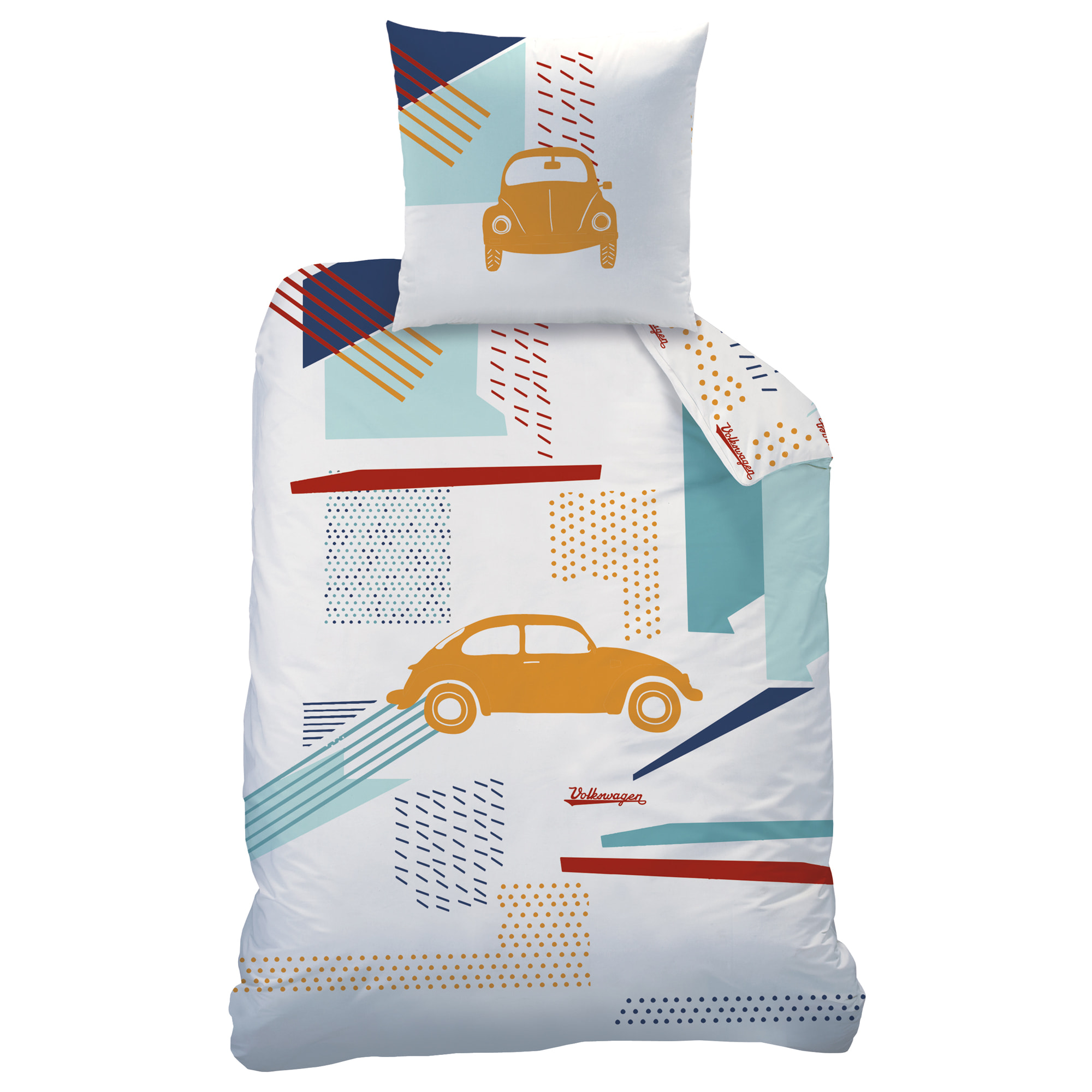 Parure de lit imprimée 100% coton, VOLKSWAGEN POP