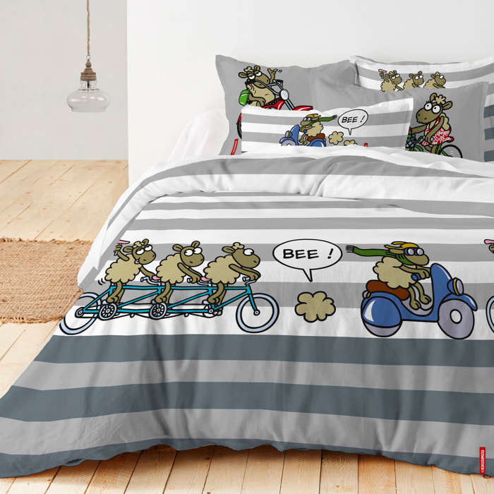 Funda Nórdica Tandem Scooter - 100% algodón - 150 hilos
