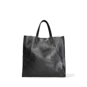 Borsa a mano da donna Made in Italy - Modello Ereva - 100% pelle - 34.5 x 32.0 x 17.0 cm