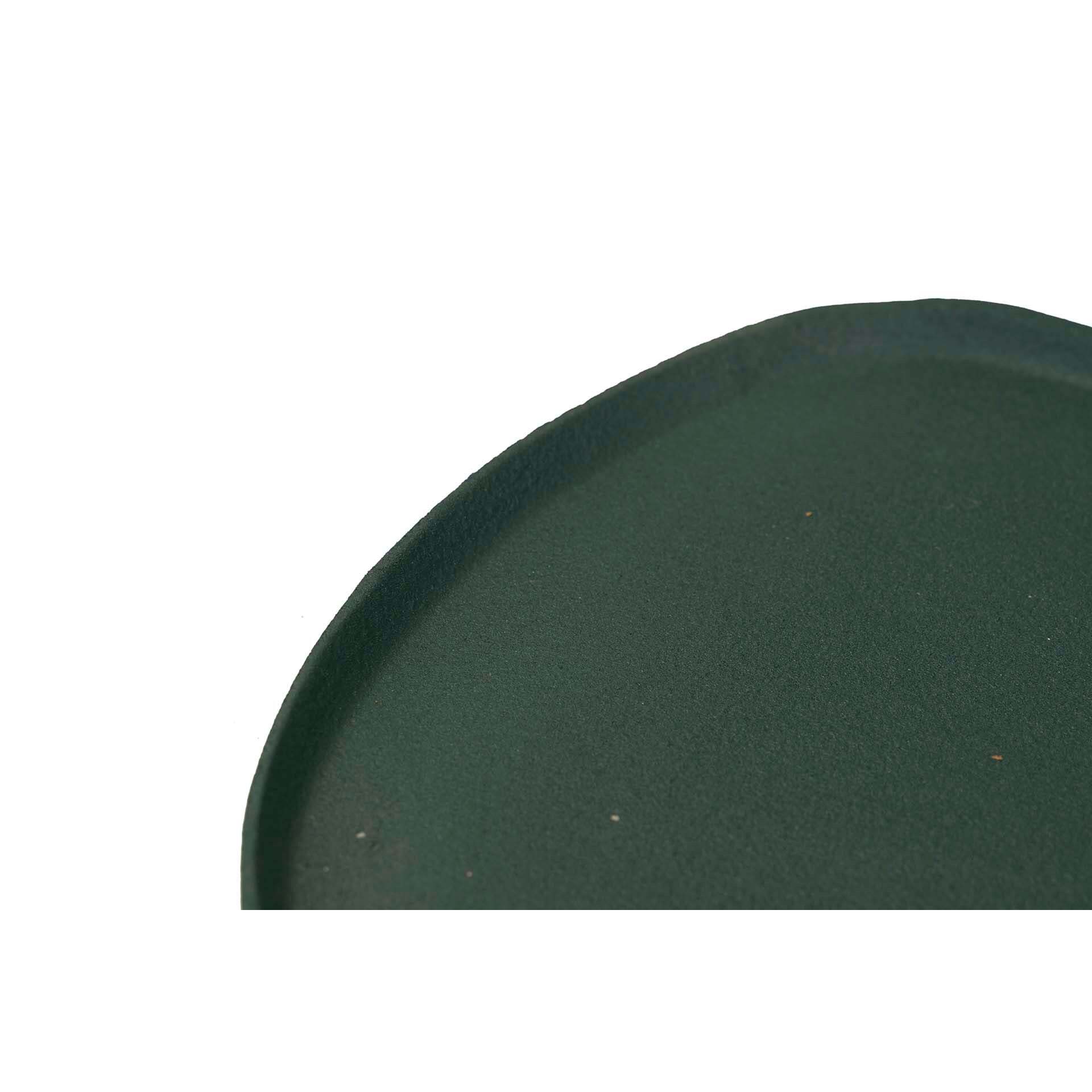 Bandeja Metal Verde Oscuro 29x25x2 Cm