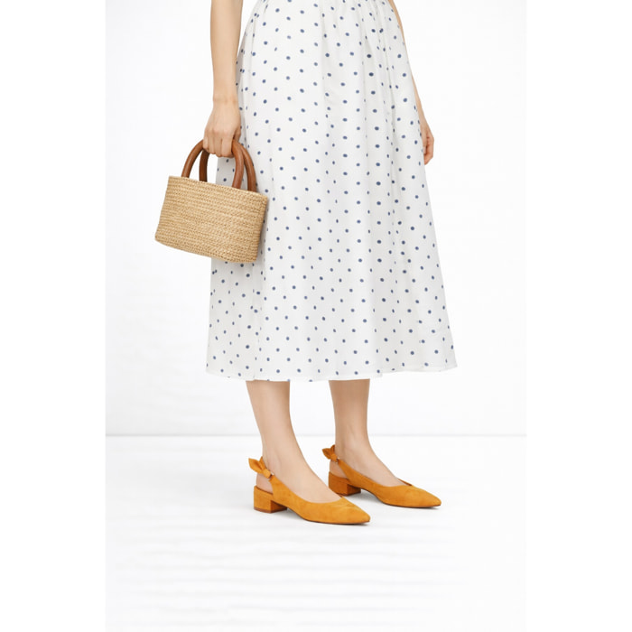 Ballerine fiocco - tacco 2 cm