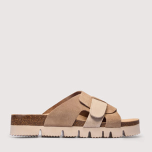 Sandalia Bio Taupe - Chiara