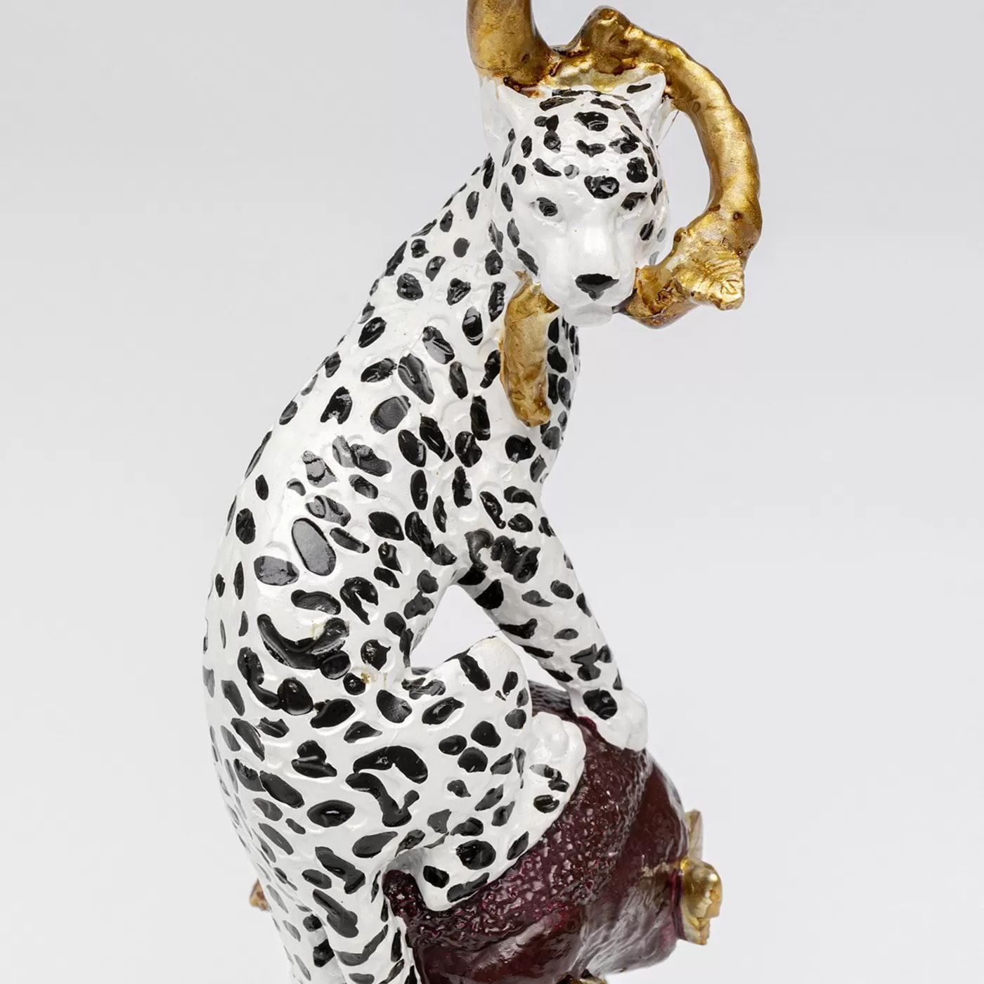 Bougeoir léopard 33cm Kare Design