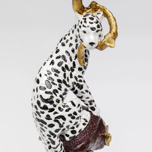 Bougeoir léopard 33cm Kare Design